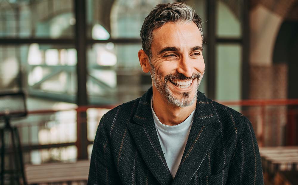 Man Smiling | Hair Transplant | Dr. Nikolov